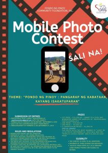 Pondo ng Pinoy holds mobile photography contest