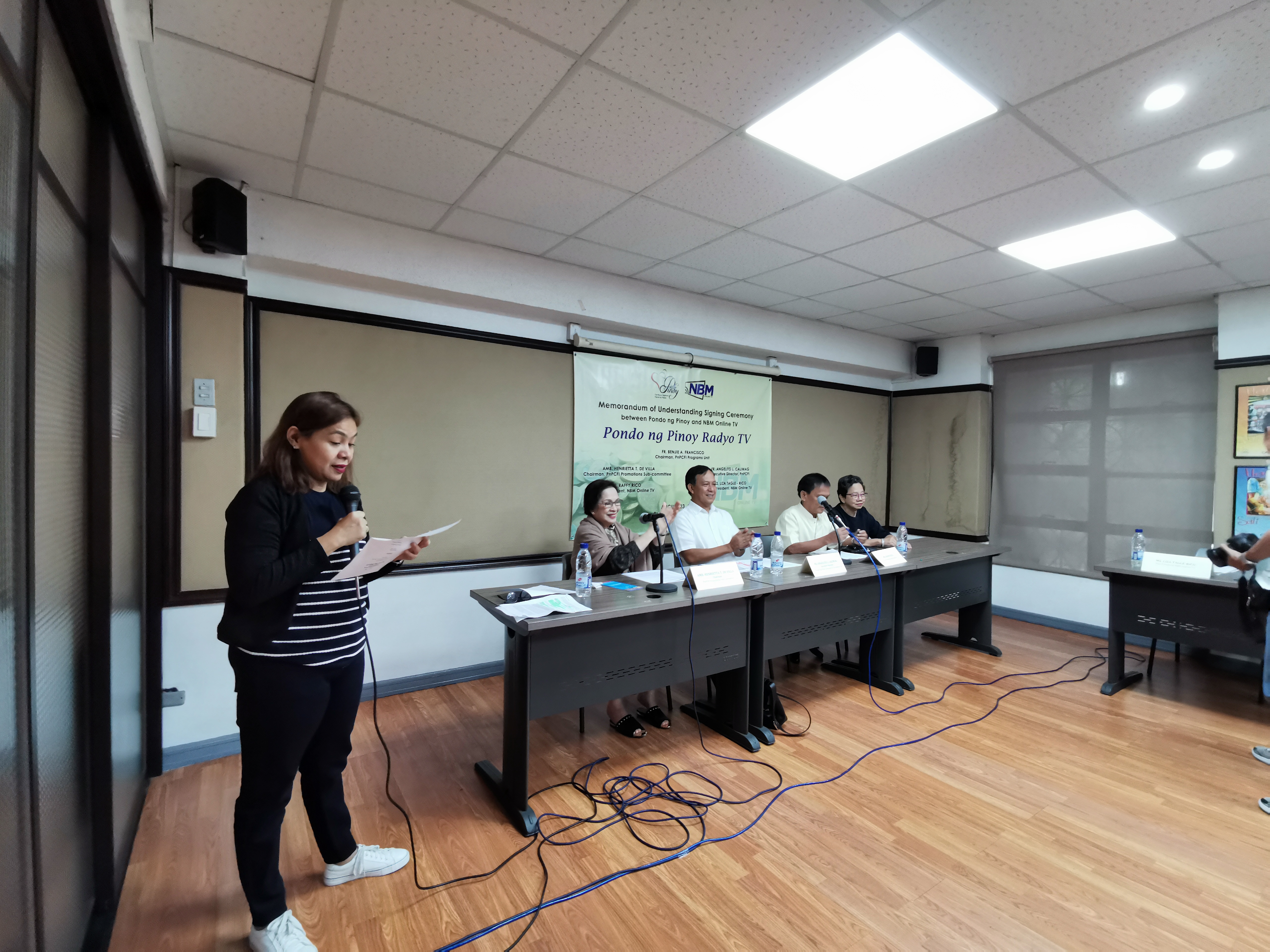 MOU signing for PnP RadyoTV