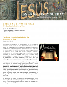 Pondo ng Pinoy Sunday Homily Guide for January 2021