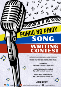 Pondo ng Pinoy searches for songwriters