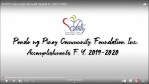 PnPCFI Accomplishment Report FY 2019-2020