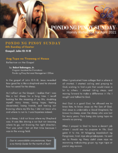 Pondo ng Pinoy Sunday Homily Guide for April 2021