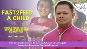 Fast2feed Campaign Message by Most Rev. Rex C. Alarcon, D.D (Diocese of Daet)