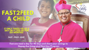 Fast2feed Campaign Message by Most Rev. Bishop Jaime L. Florencio of the Military Ordinariate of the Philippines